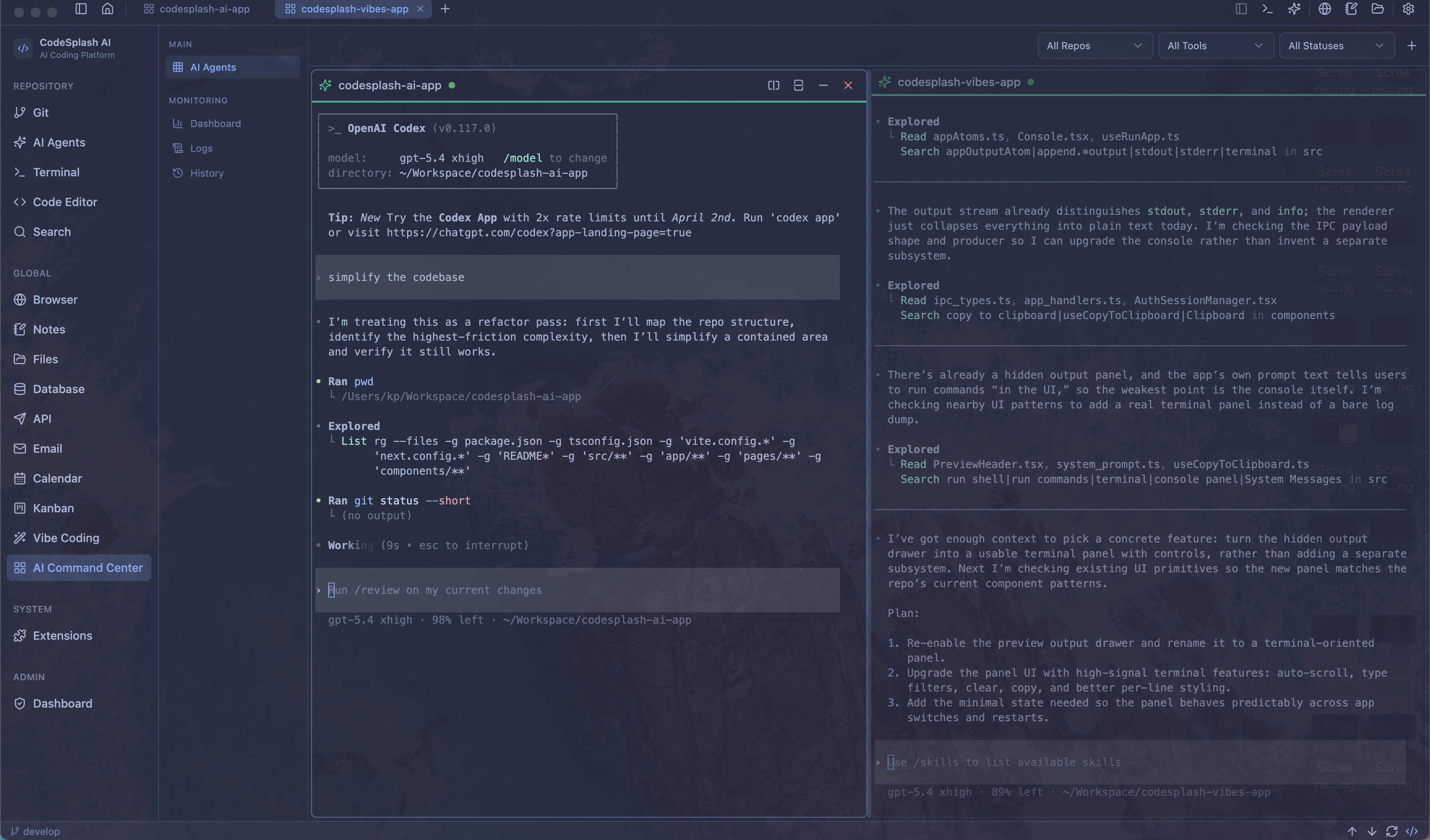 CodeSplash AI gallery image