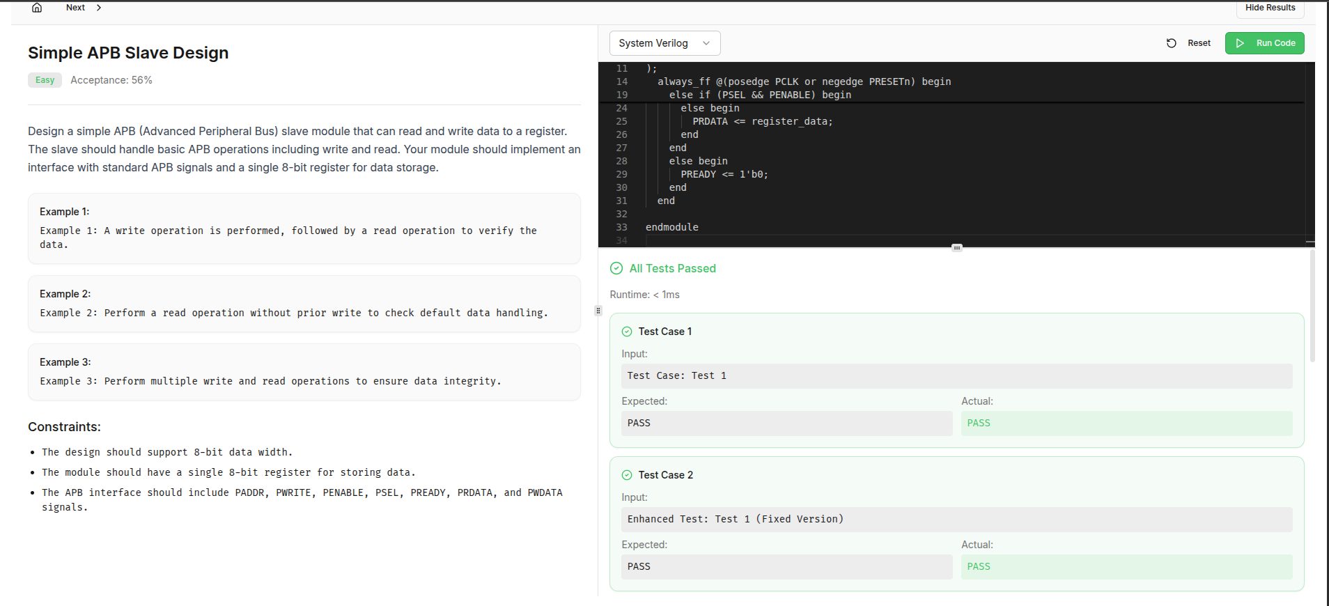 CodePractice - Screenshot 3 showing product features and functionality