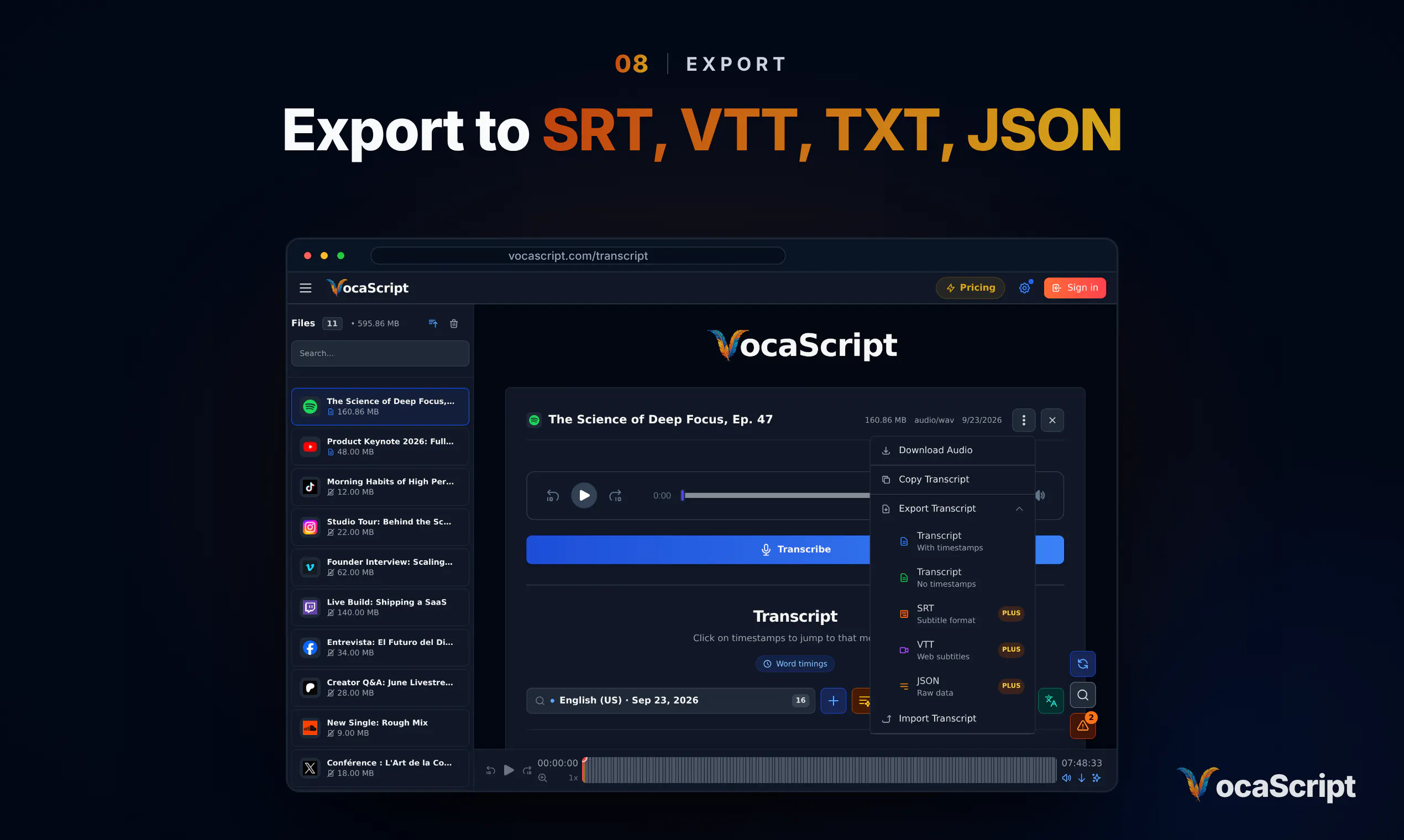 VocaScript gallery image