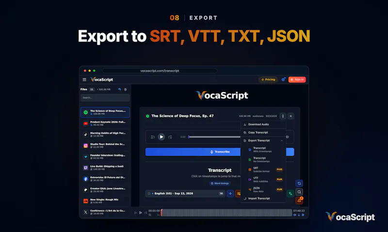 VocaScript screenshot 9