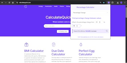 Perfect Percentage Calculator gallery image