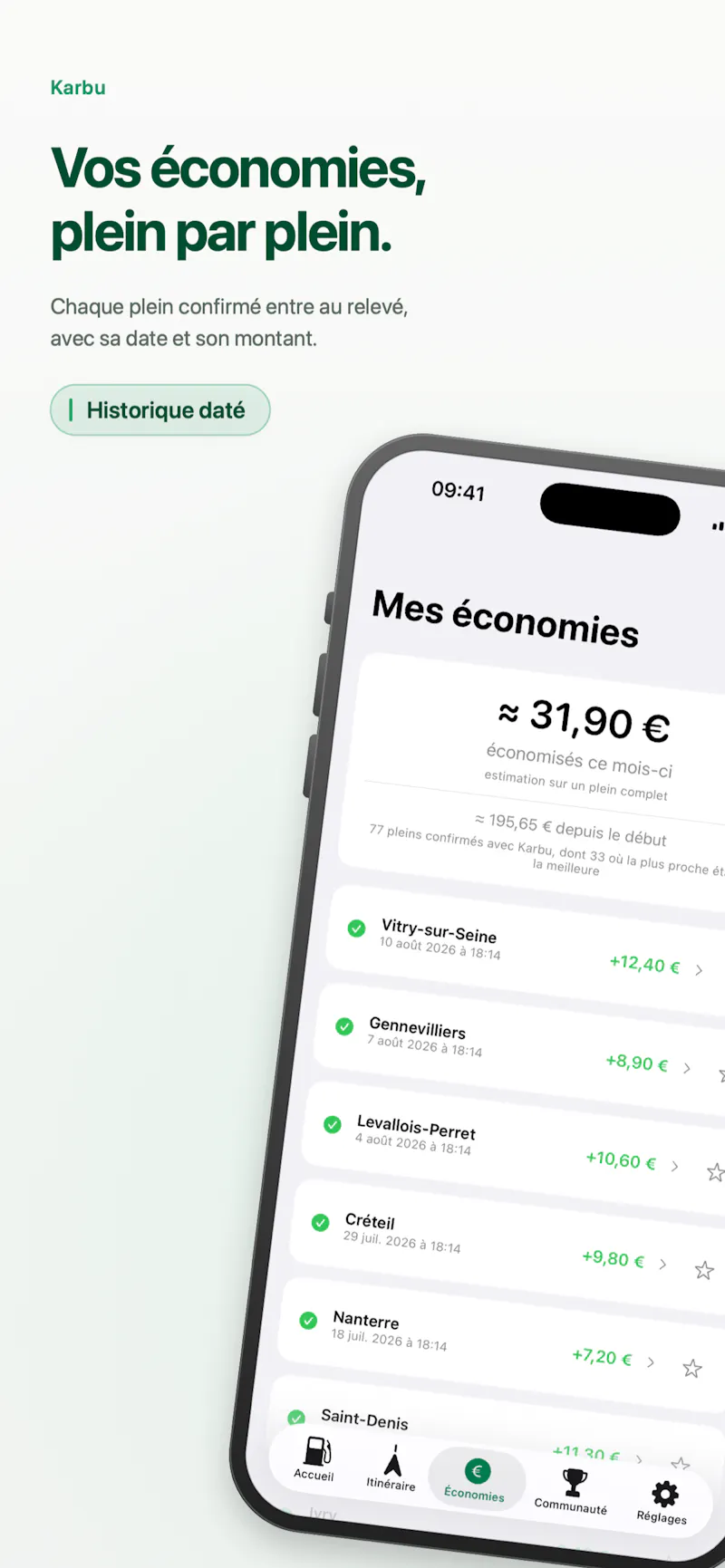 Karbu : Prix des carburants sans détour screenshot 2