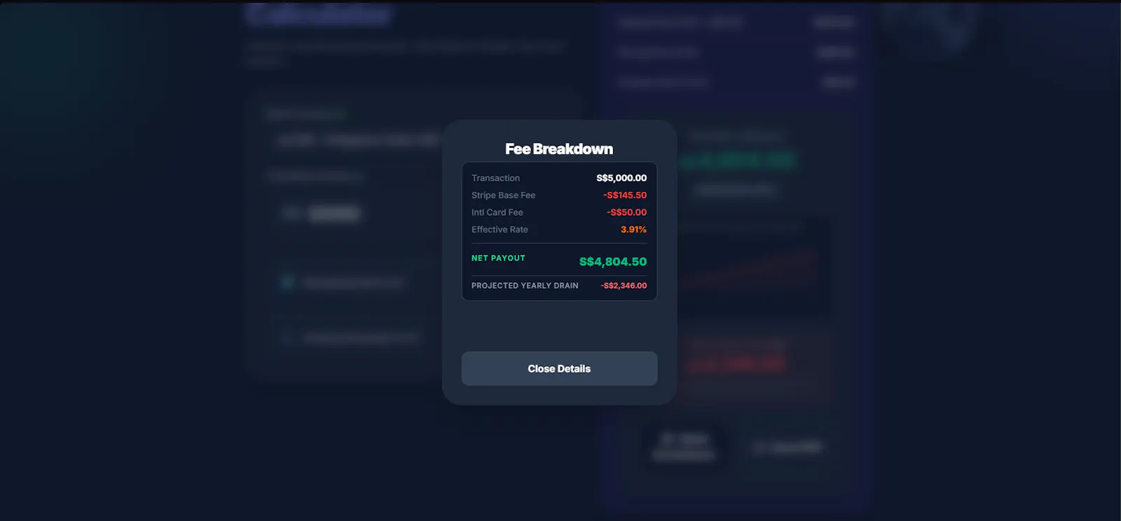 Stripe Fee Calculator PRO screenshot 2