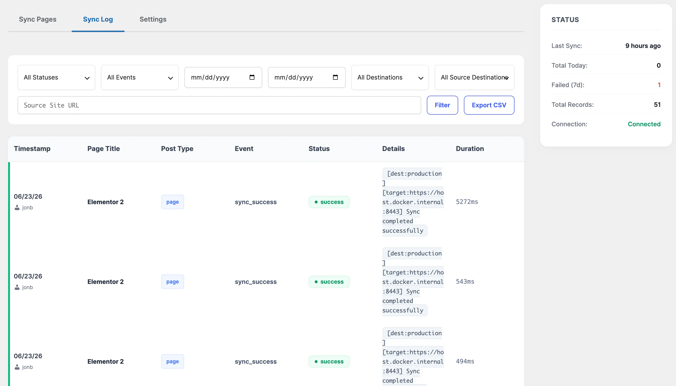 EZ Page Sync: Staging → Production Sync gallery image