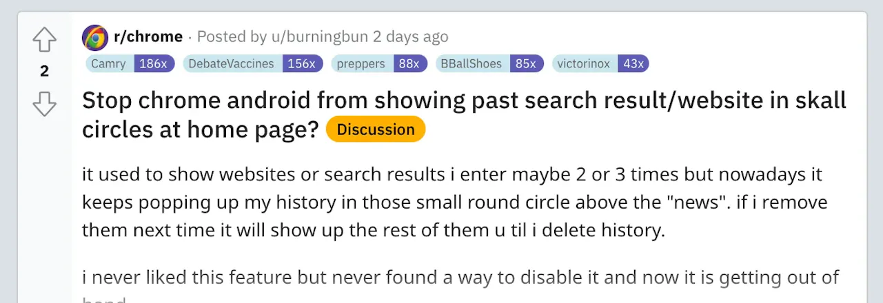 Reddit Insights gallery image