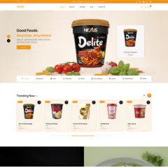 Delicious Food Shopify Theme 项目横幅
