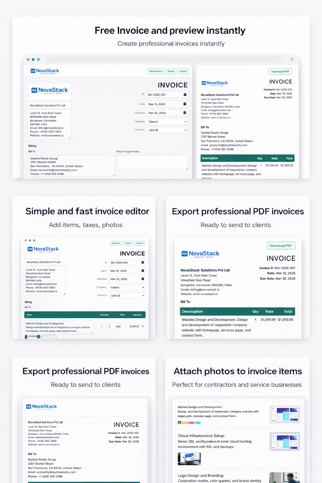 Invoice Generator by invoice.gen.in - Screenshot 2 showing product features and functionality