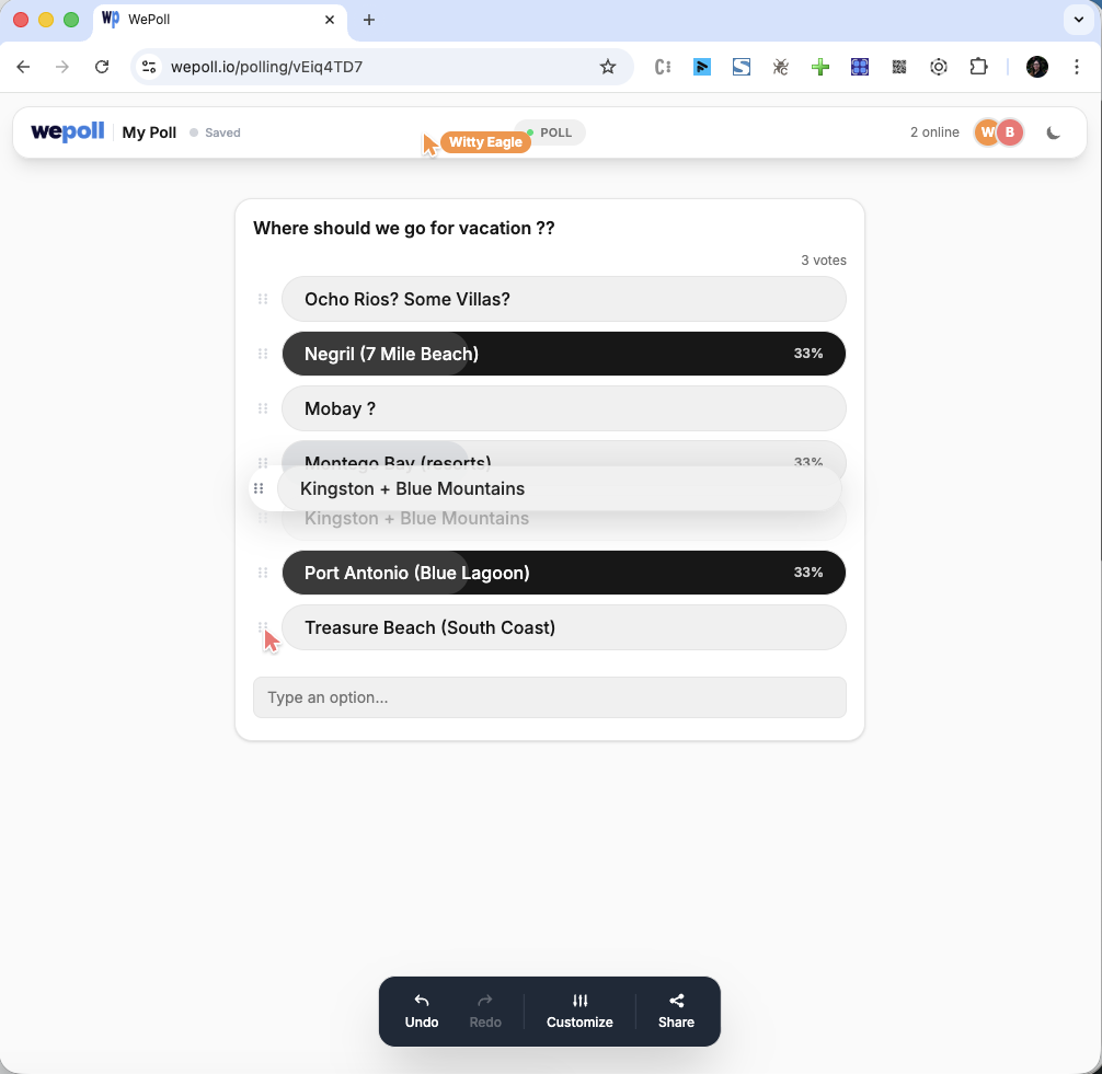 WePoll.io gallery image