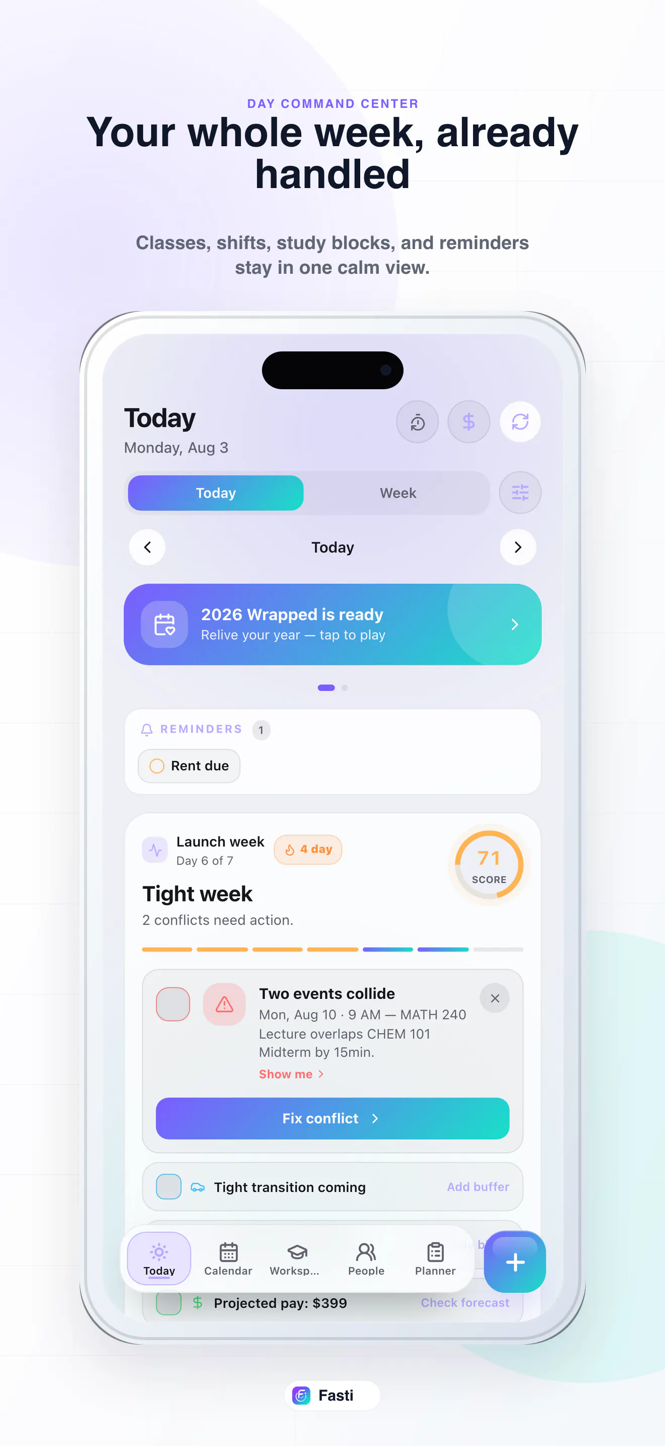Fasti: AI Student Planner gallery image