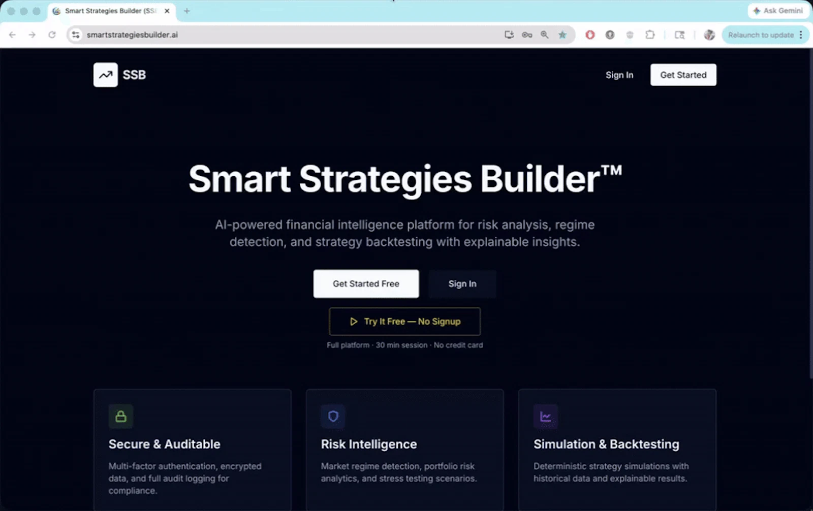 Smart Strategies Builder screenshot 1 (video preview)