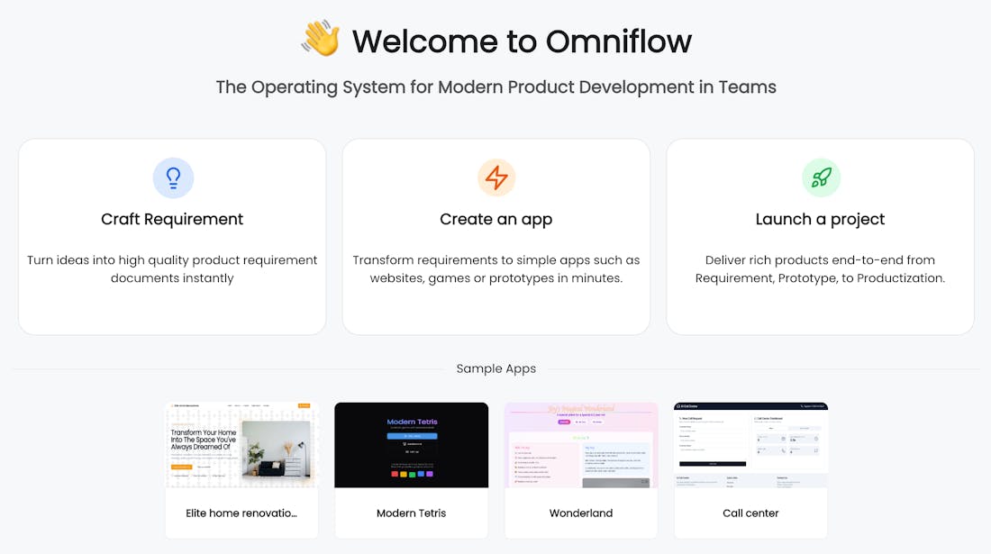 Omniflow banner
