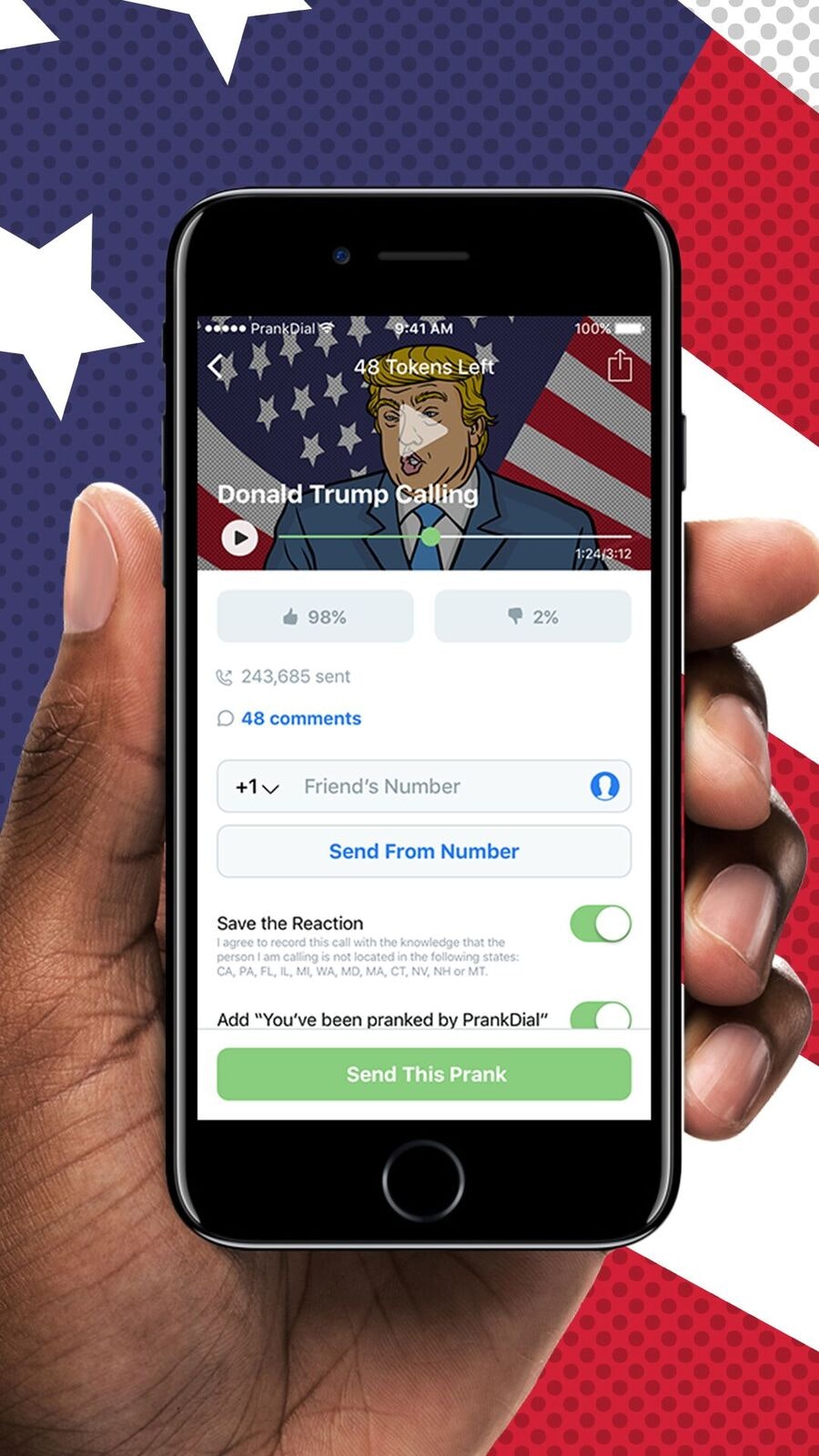 Donald Trump Calling by PrankDial gallery image