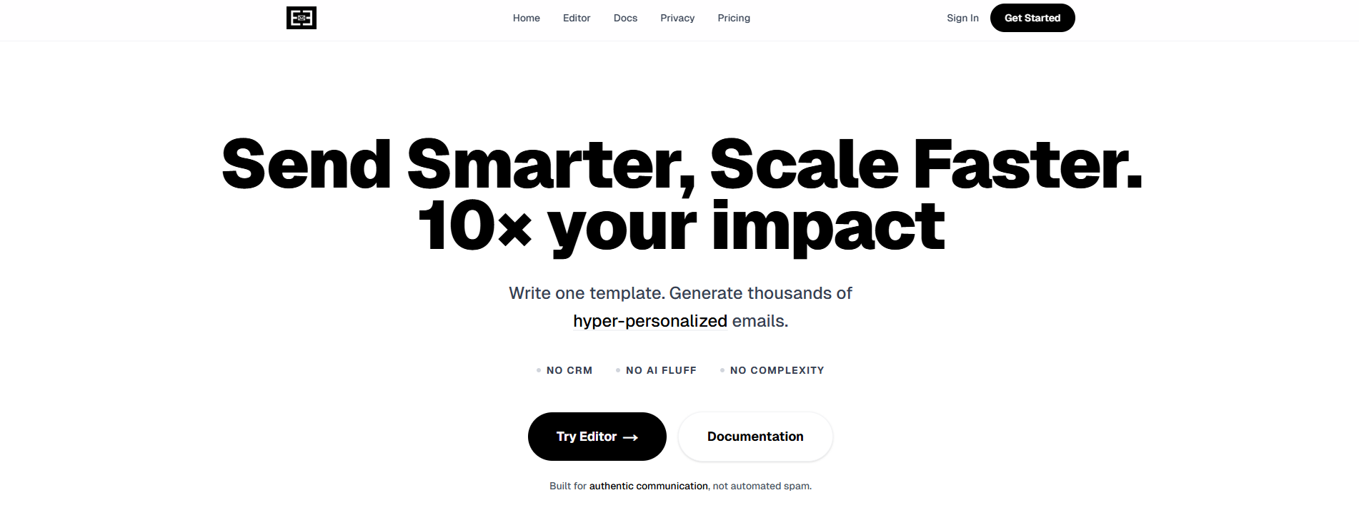 Emit Emails - Main product screenshot demonstrating key features and user interface