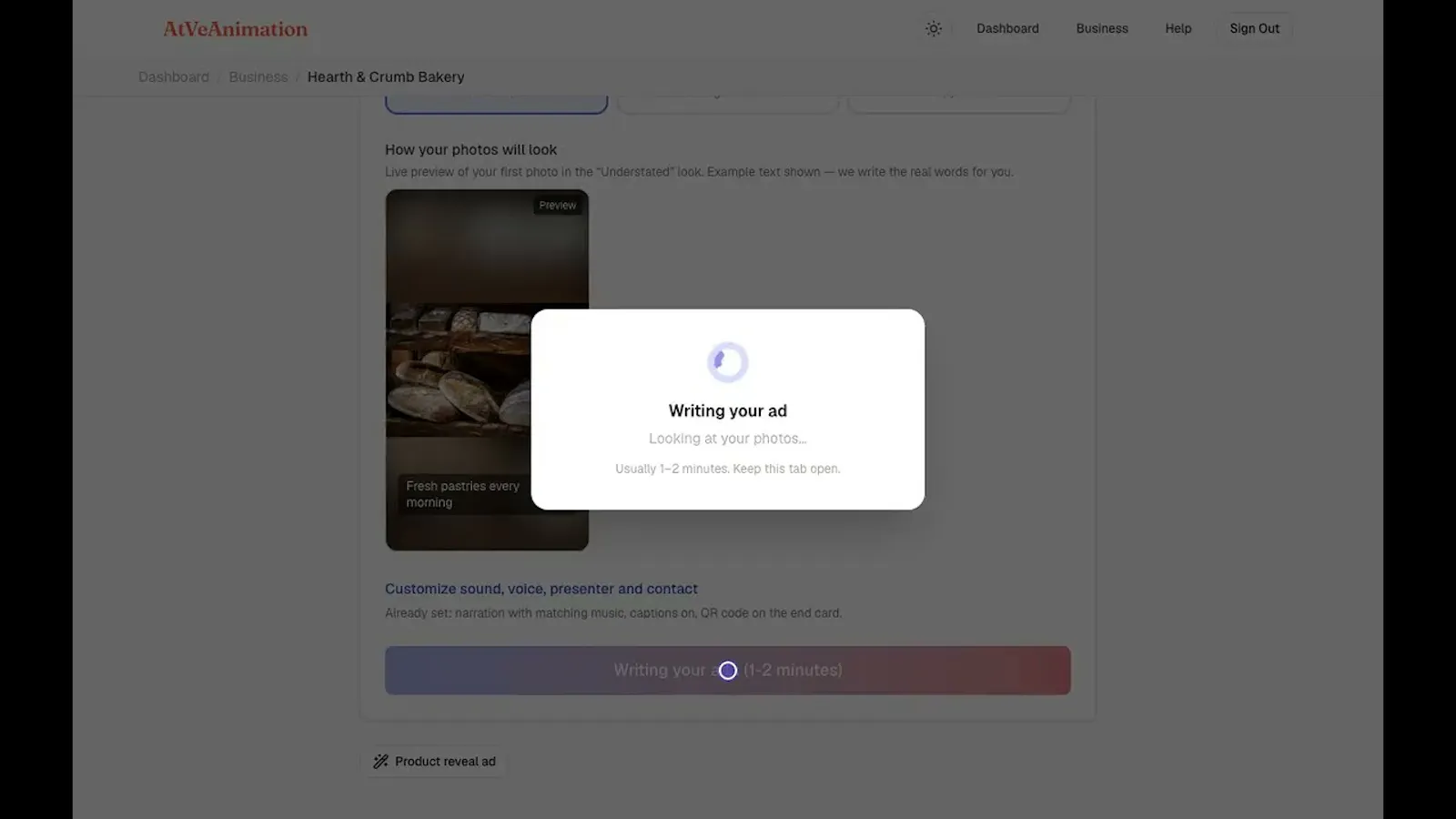 AtVeAnimation screenshot 1 (video preview)