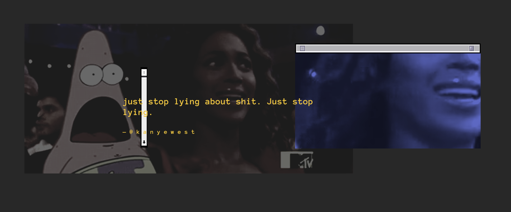Kanye, Inspire Me. Image