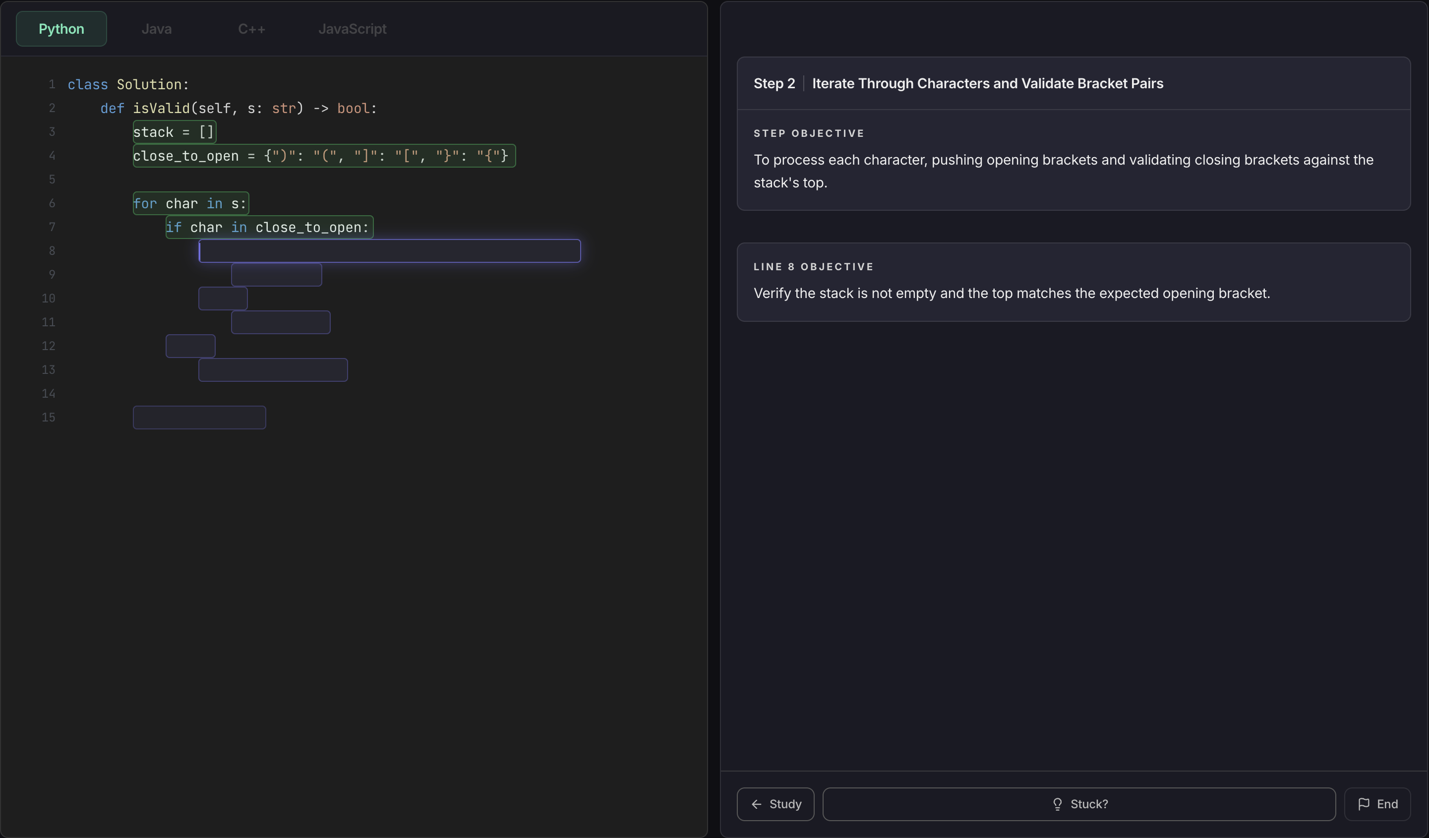 AlgoDrill - Main product screenshot demonstrating key features and user interface