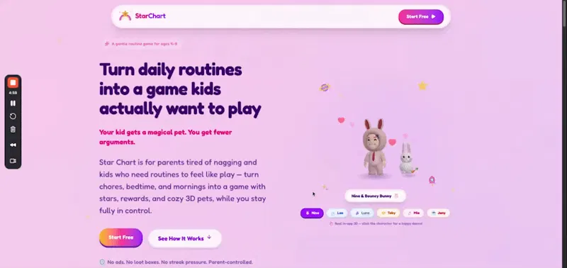 Star Chart Kids screenshot 1 (video preview)
