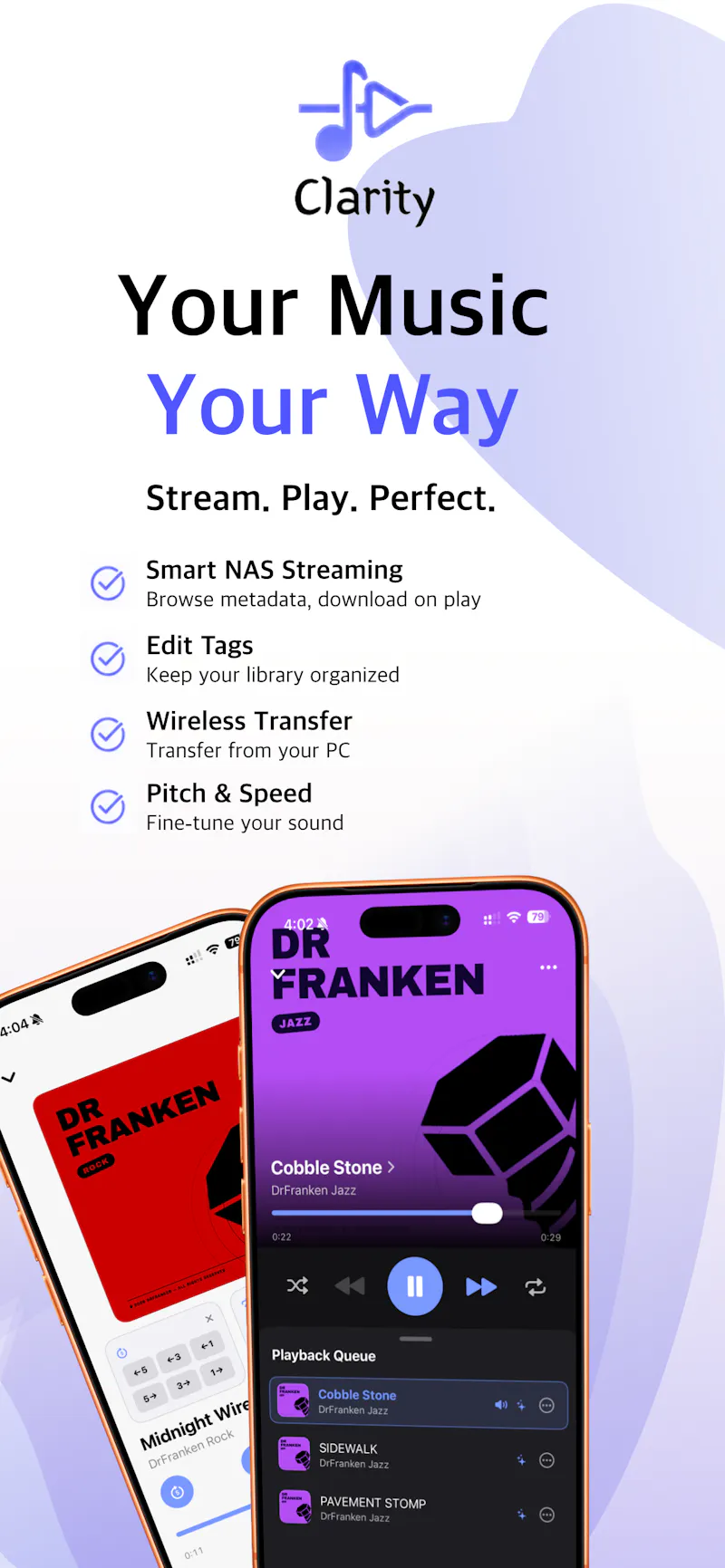 Clarity - Music Player screenshot 1