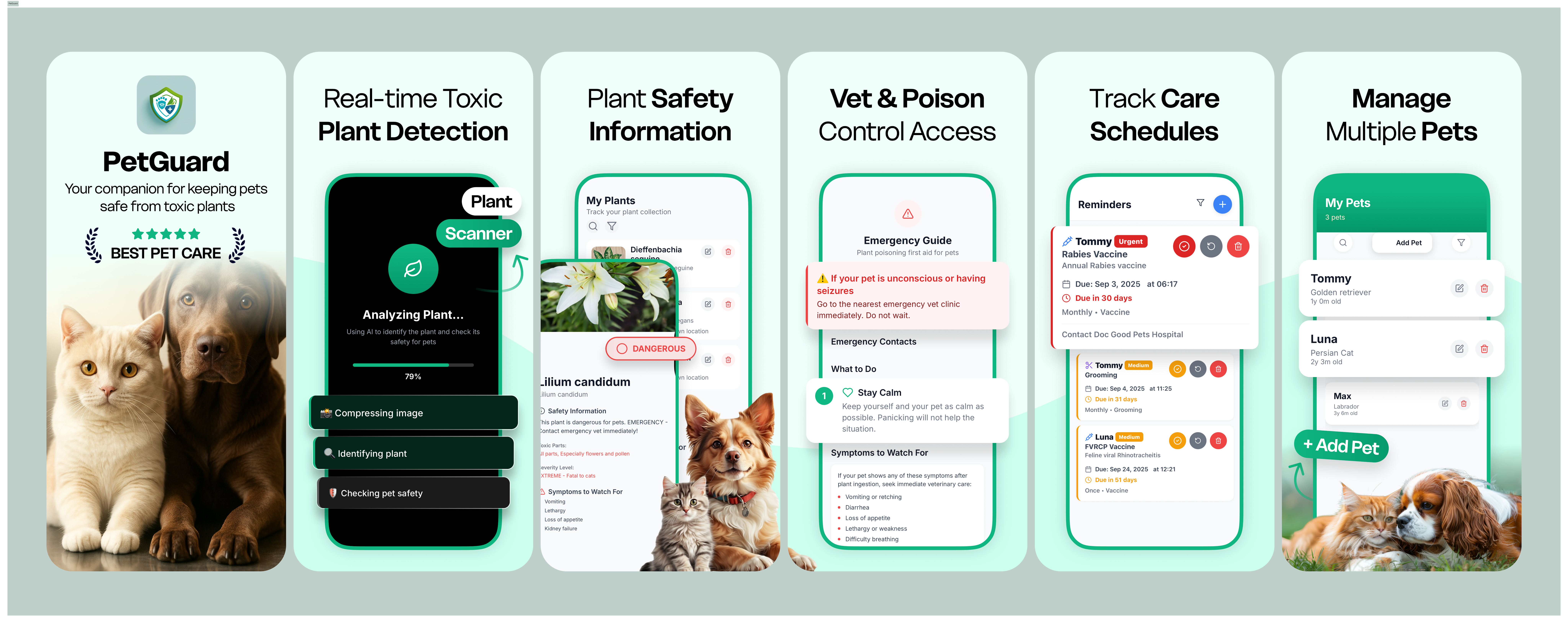 Petguard - AI Plant, Food & Symptom Scan - Il tuo compagno di sicurezza e salute per animali domestici all-in. media 1