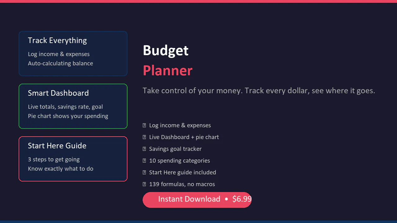 Budget Planner gallery image