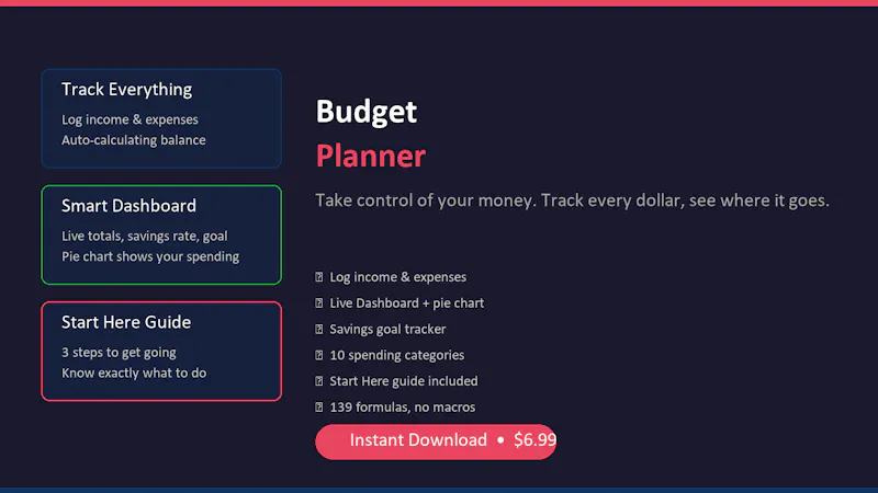Budget Planner screenshot 1