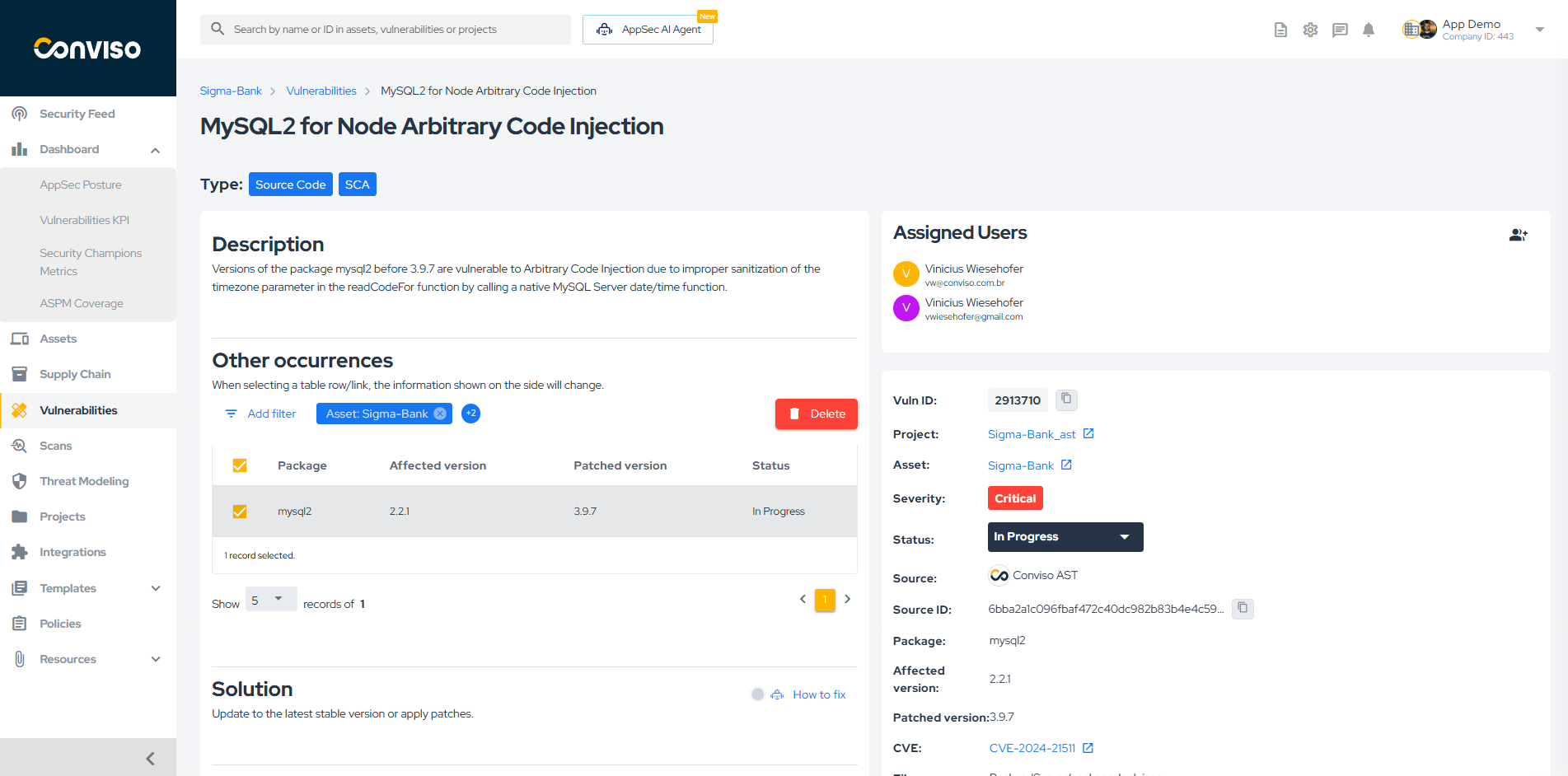 Conviso Platform - Complete ASPM - Screenshot 4 preview