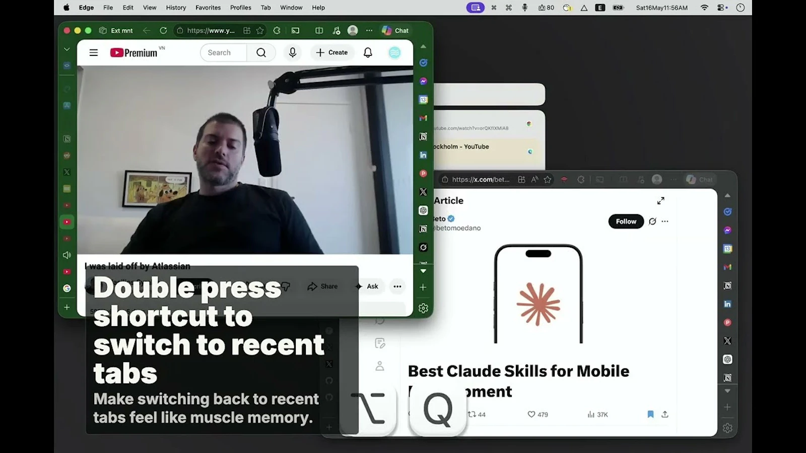 FastTab screenshot 1 (video preview)