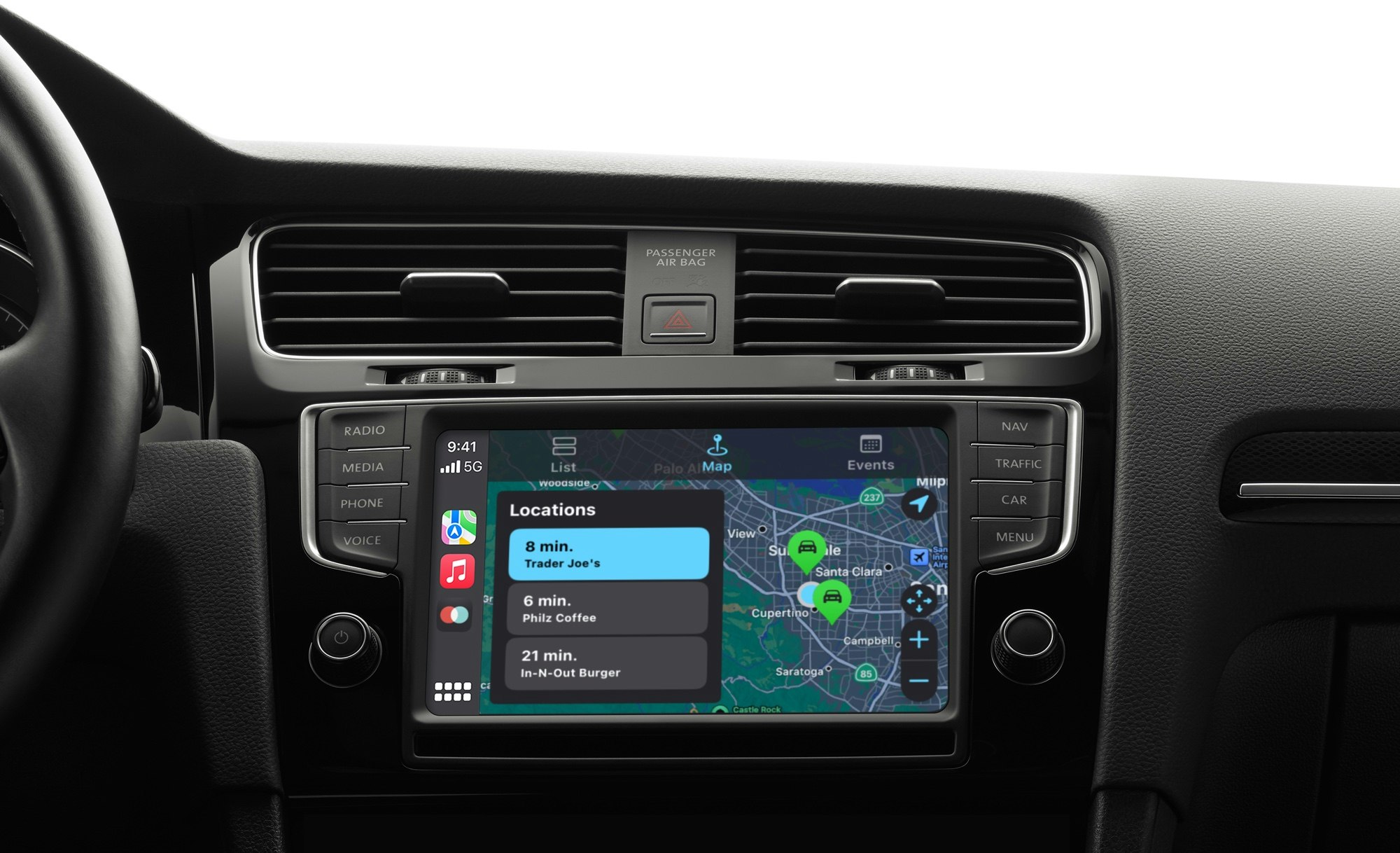 Apple Carplay için ETA media 1