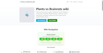 Plants vs Brainrots Wiki gallery image
