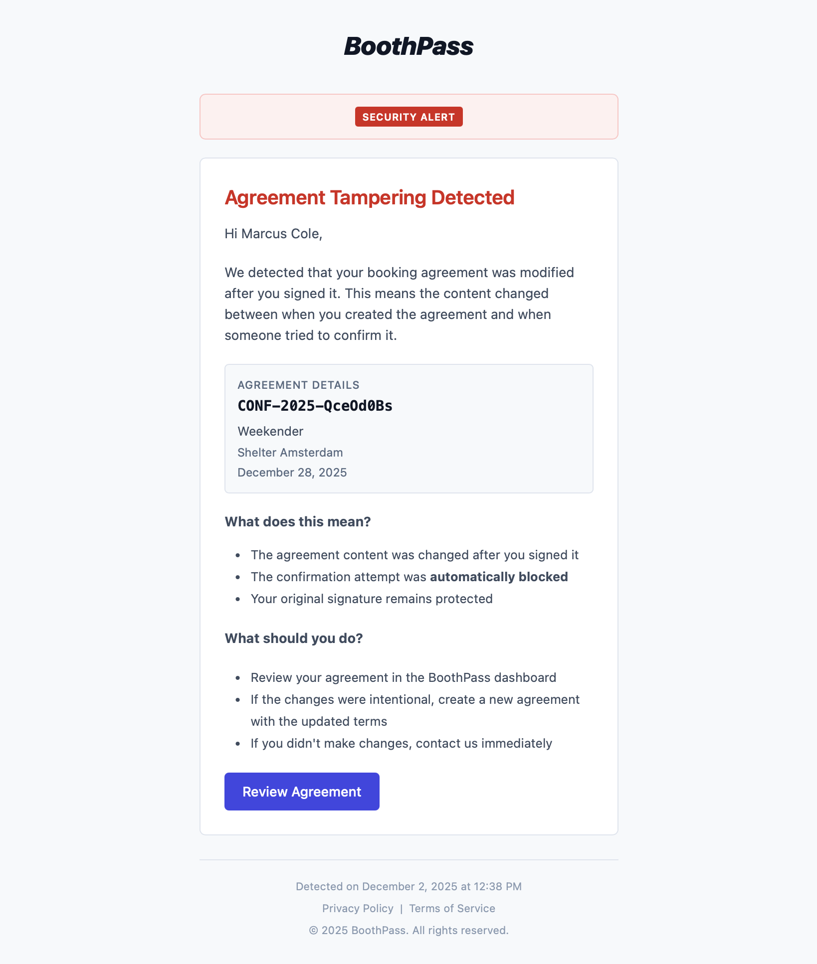 BoothPass - Screenshot 5 showing product features and functionality