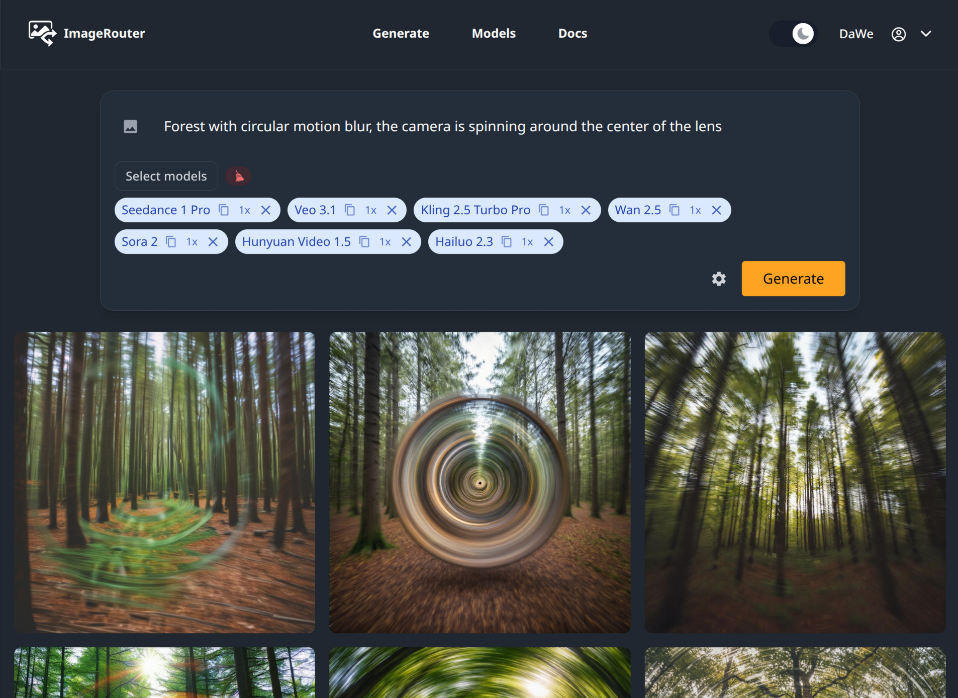 ImageRouter AI Videos - Screenshot 2 showing product features and functionality