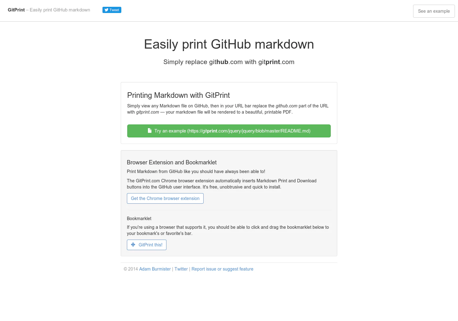 GitPrint