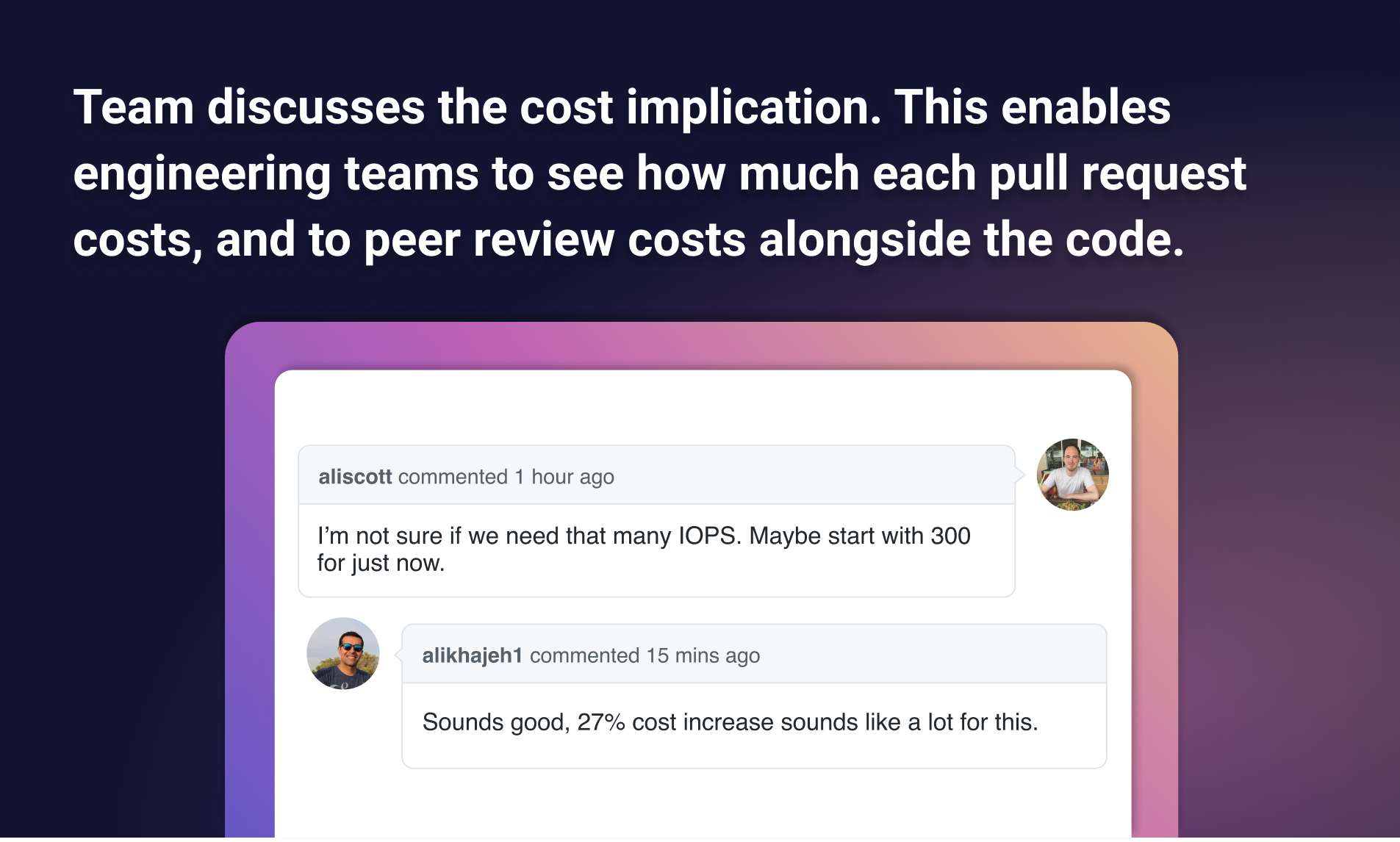 Infracost gallery image