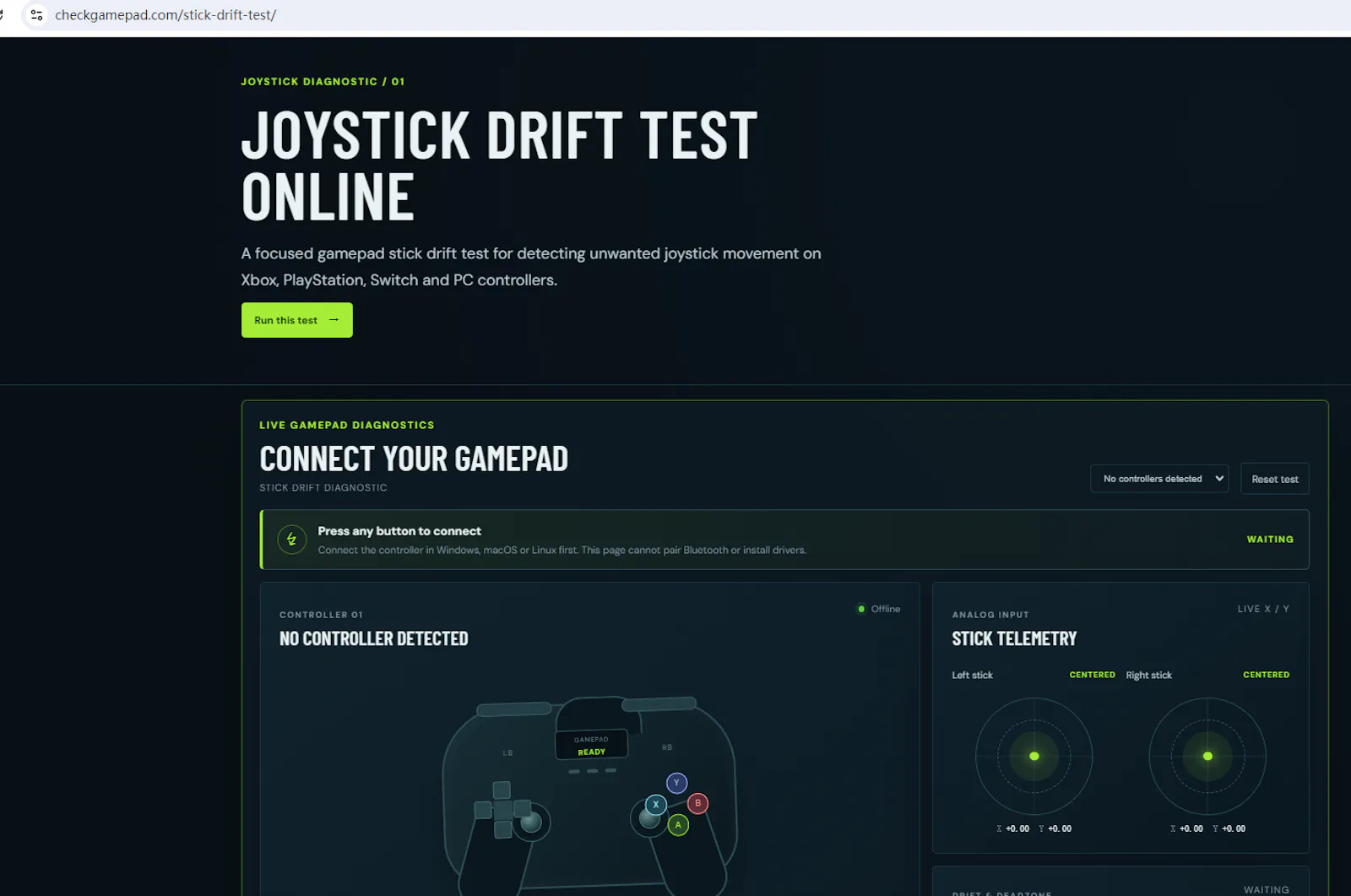 Gamepad Tester screenshot 3
