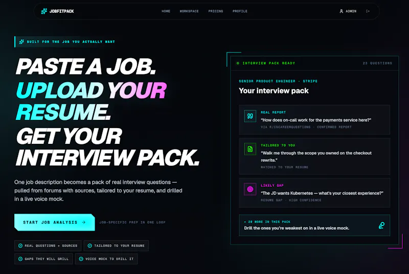 JobFitPack screenshot 1