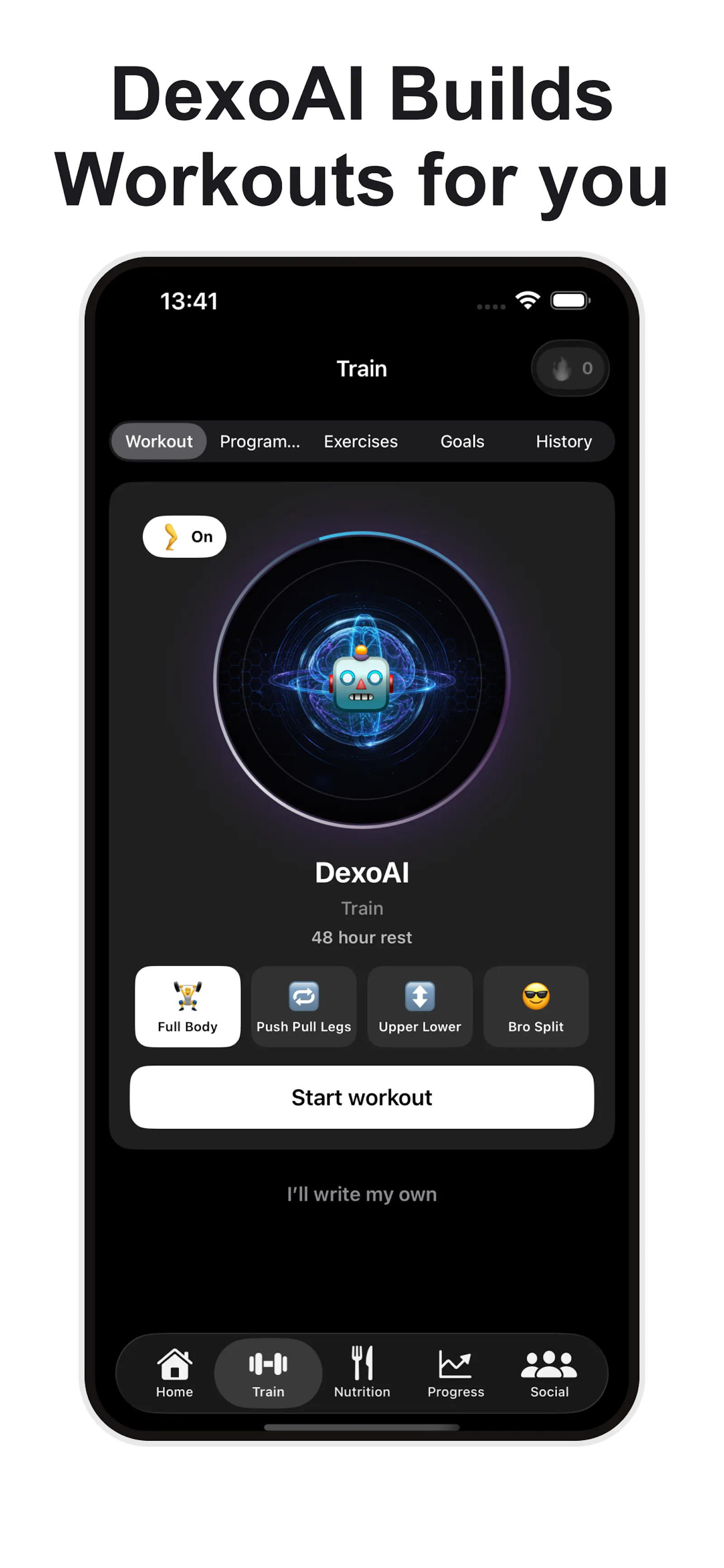 Dexo App: Build Muscle AND Lose Fat ASAP screenshot 2