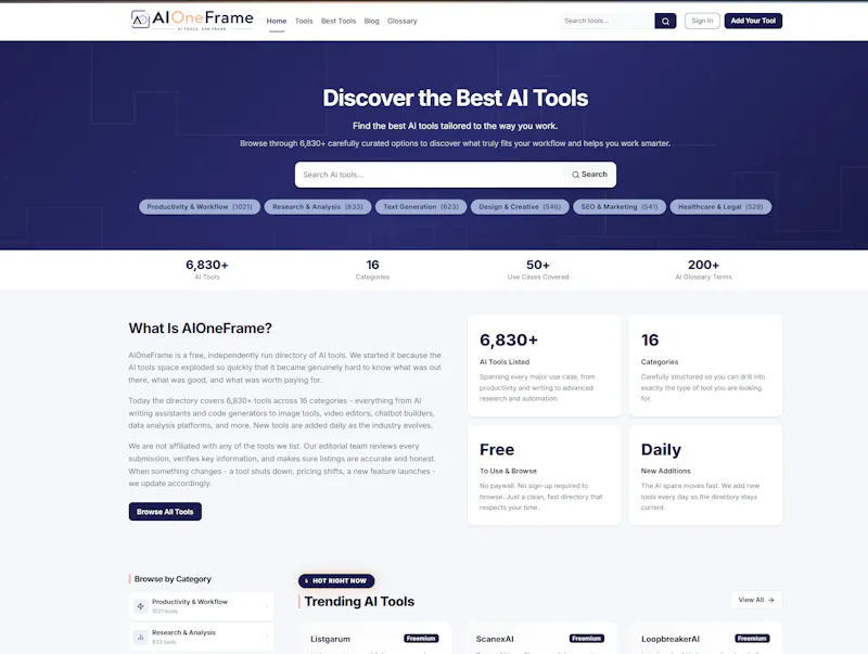 AIOneFrame screenshot 1