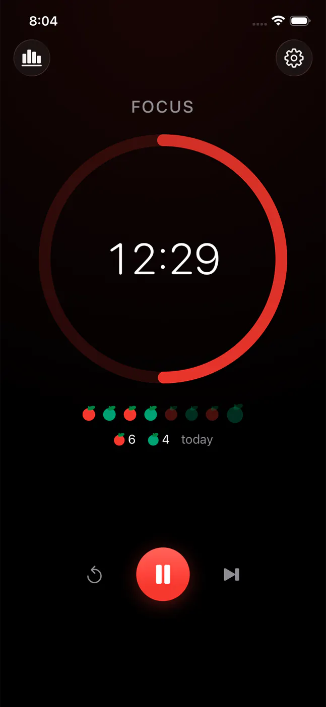 Rossino: A pomodoro timer. gallery image