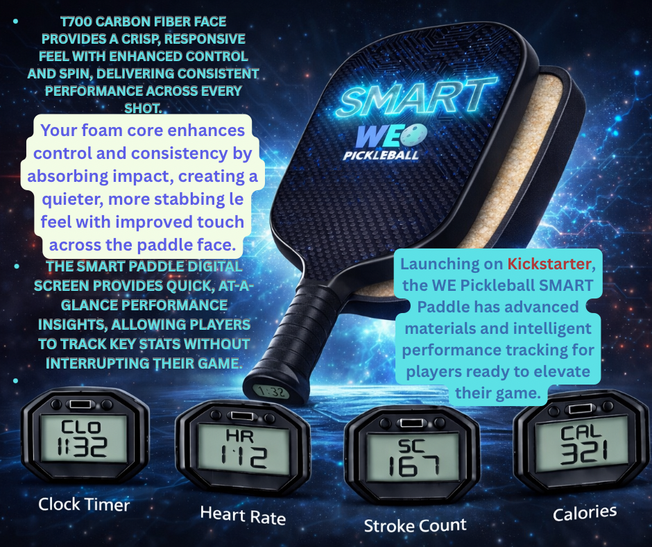 Smart Pickleball Paddle - Screenshot 3 showing product features and functionality