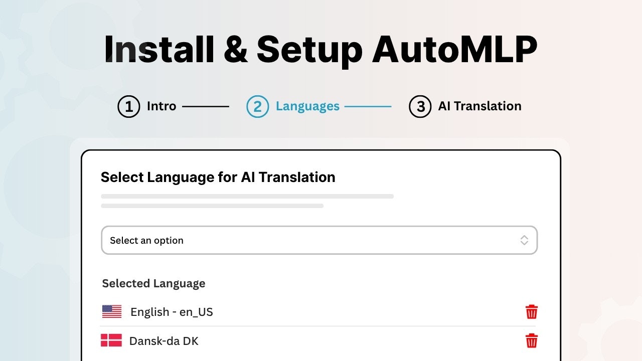 AutoMLP - AI Translation for WPML gallery image