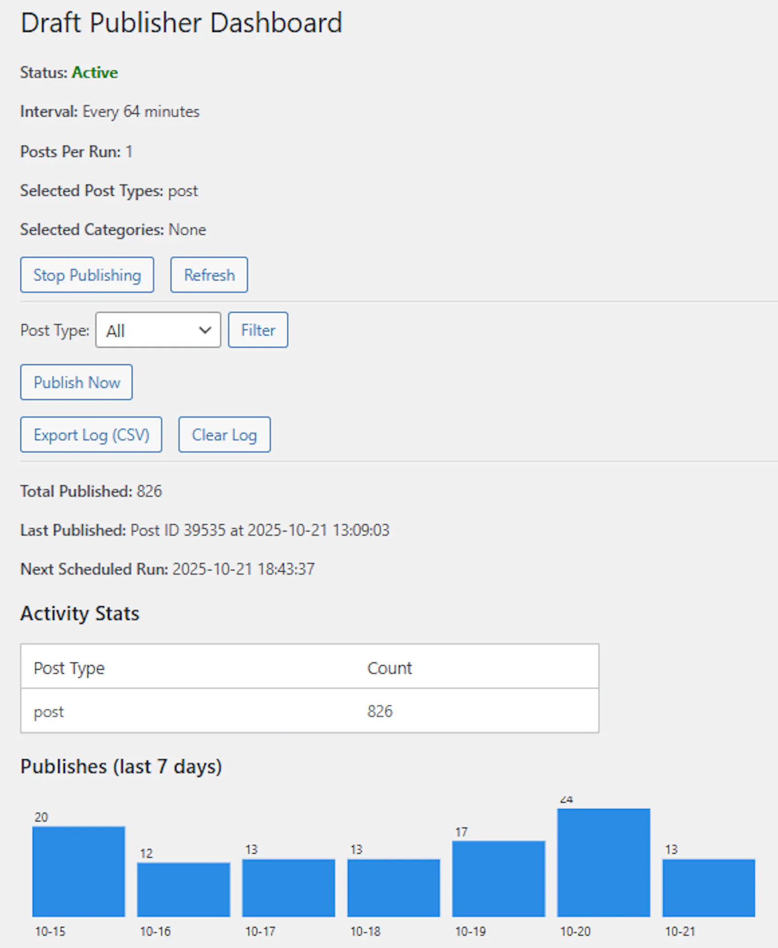 Controlled Draft Publisher screenshot 2