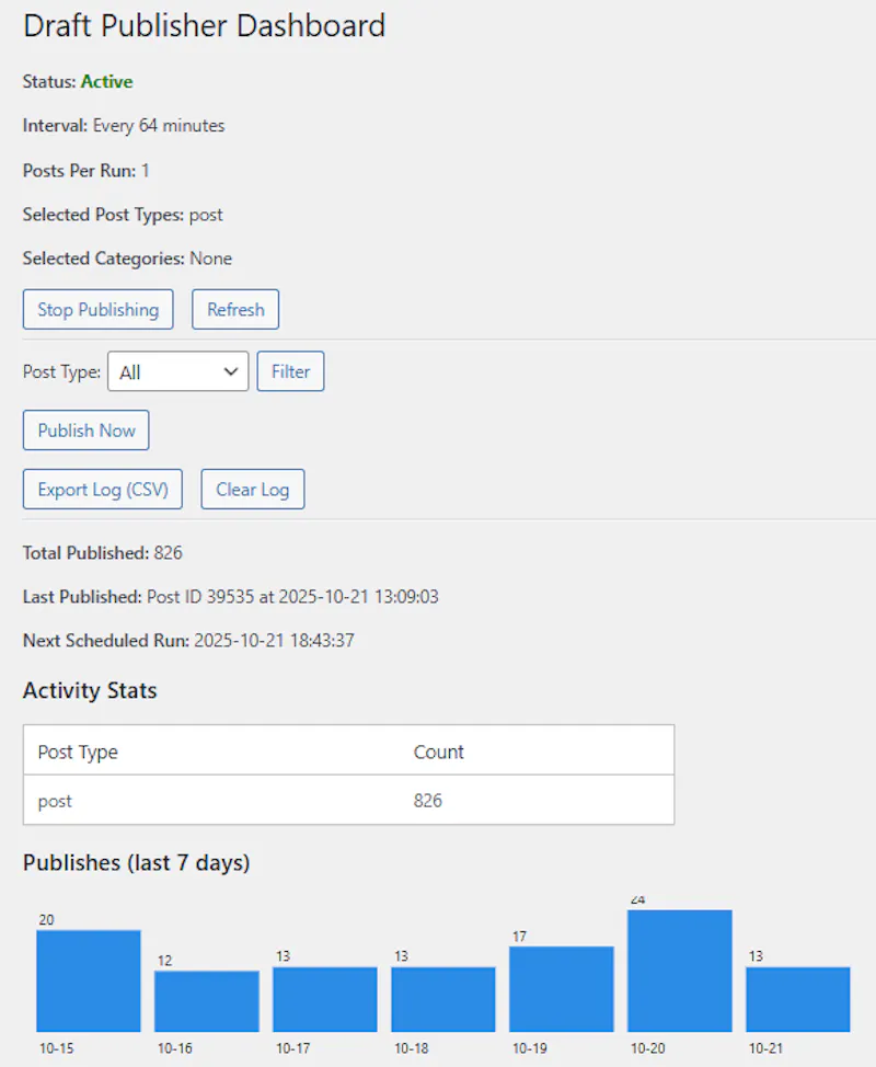 Controlled Draft Publisher screenshot 2