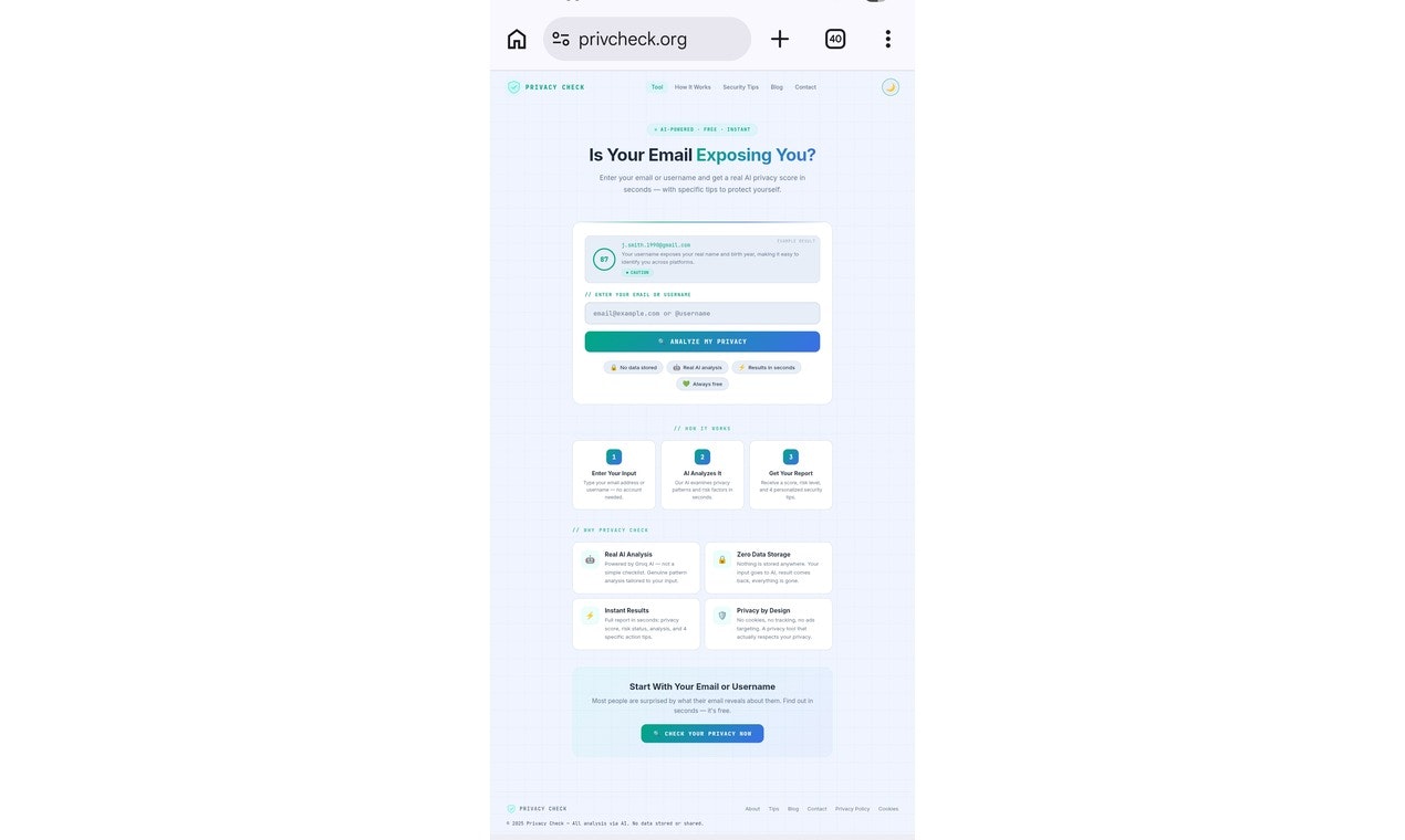 Privacy Check gallery image