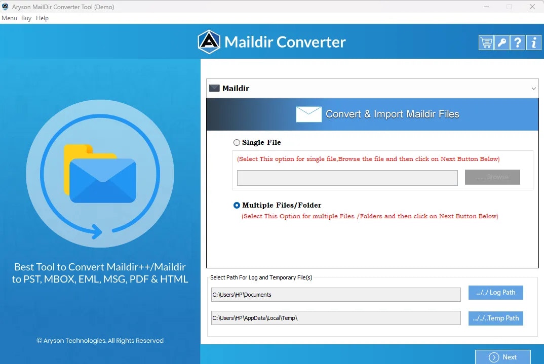 Aryson Maildir Converter media 1