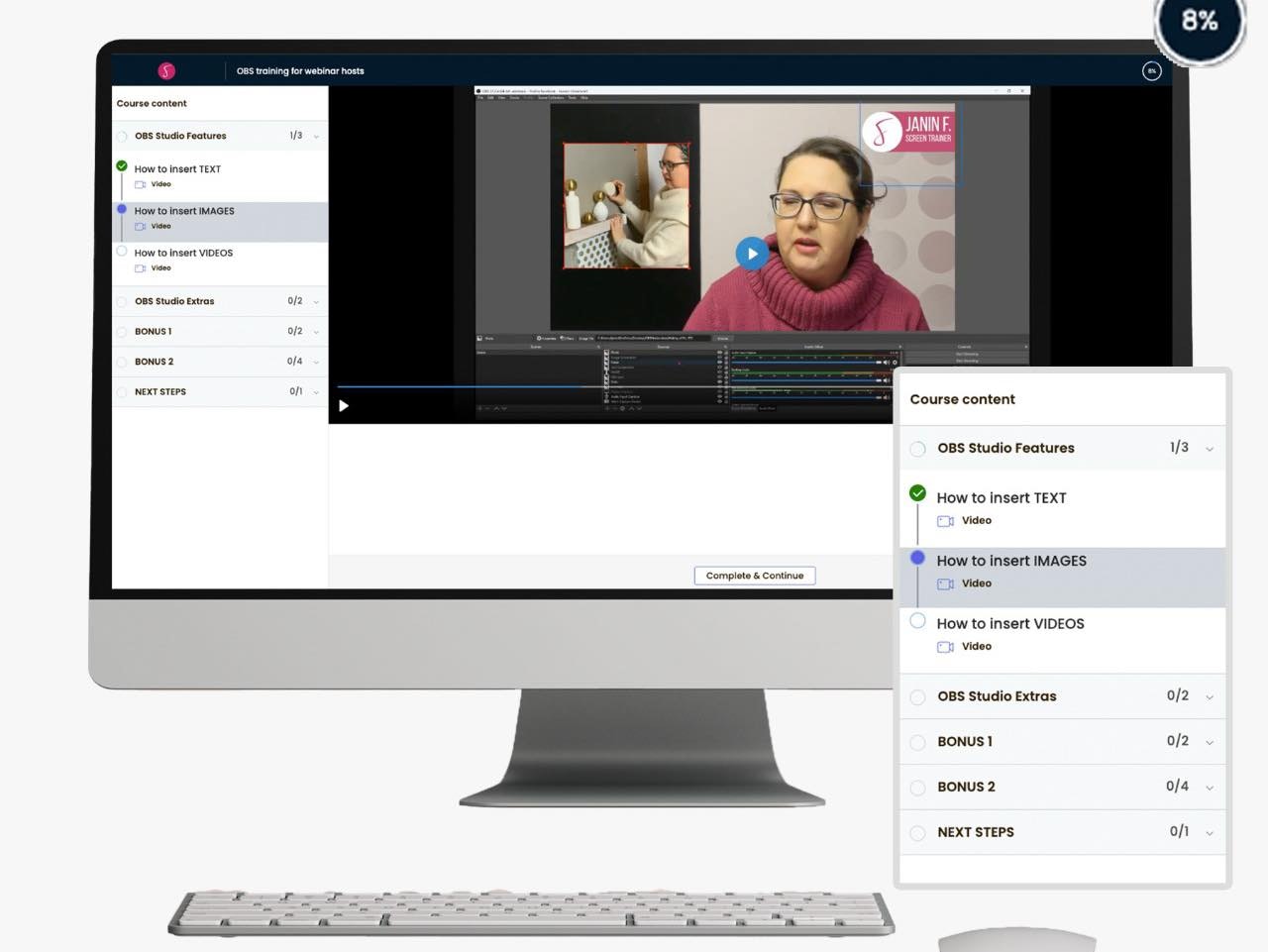 Ezycourse - Платформа онлайн-курса для цифровых онлайн-курсов медиа 6