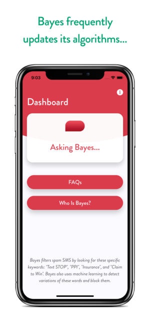 Bayes SMS gallery image