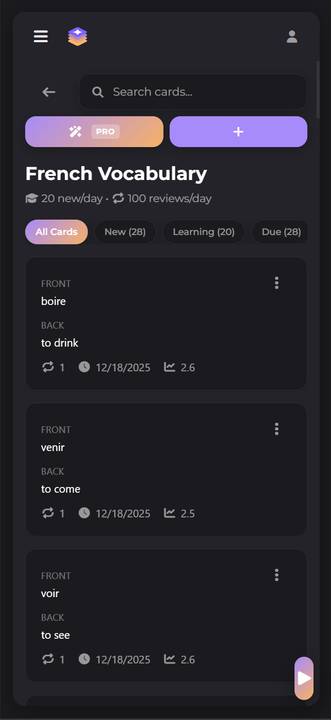 WebSRS gallery image