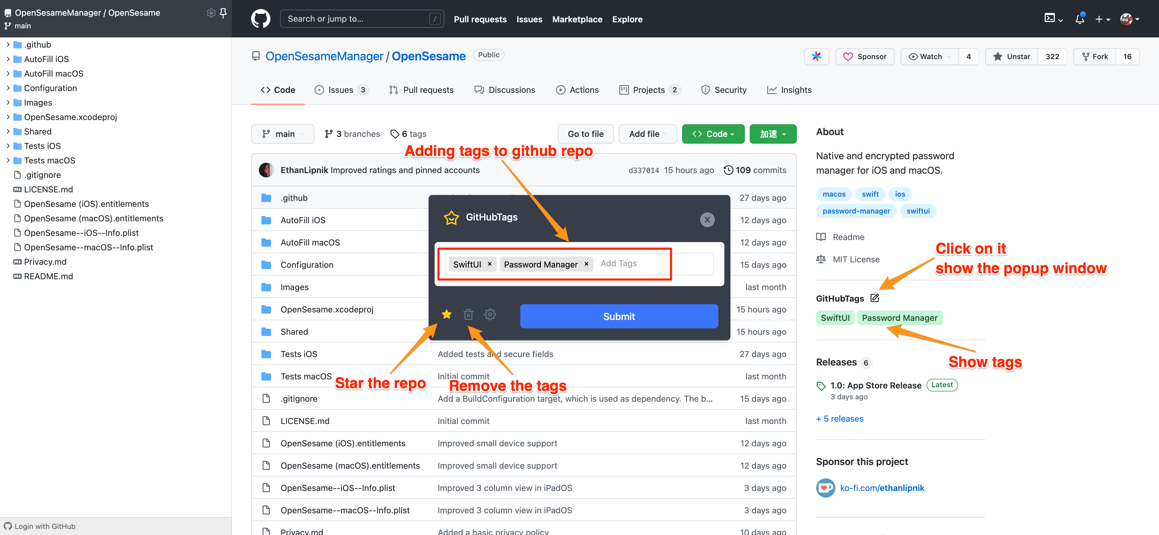 GitHubTags gallery image