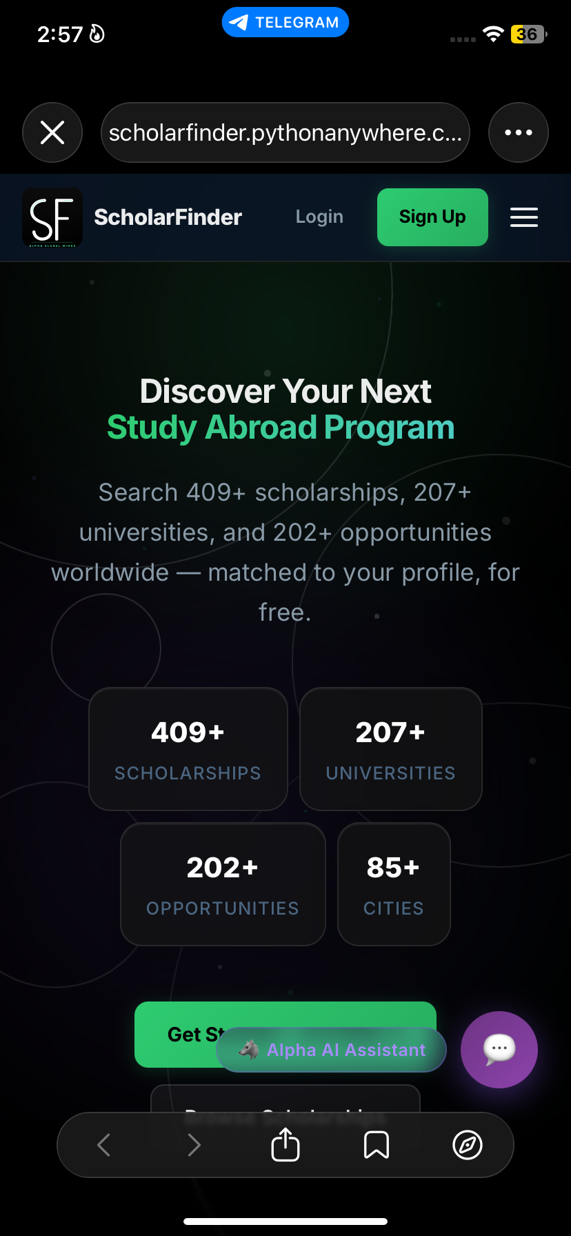 ScholarFinder  - Screenshot 3 showing product features and functionality