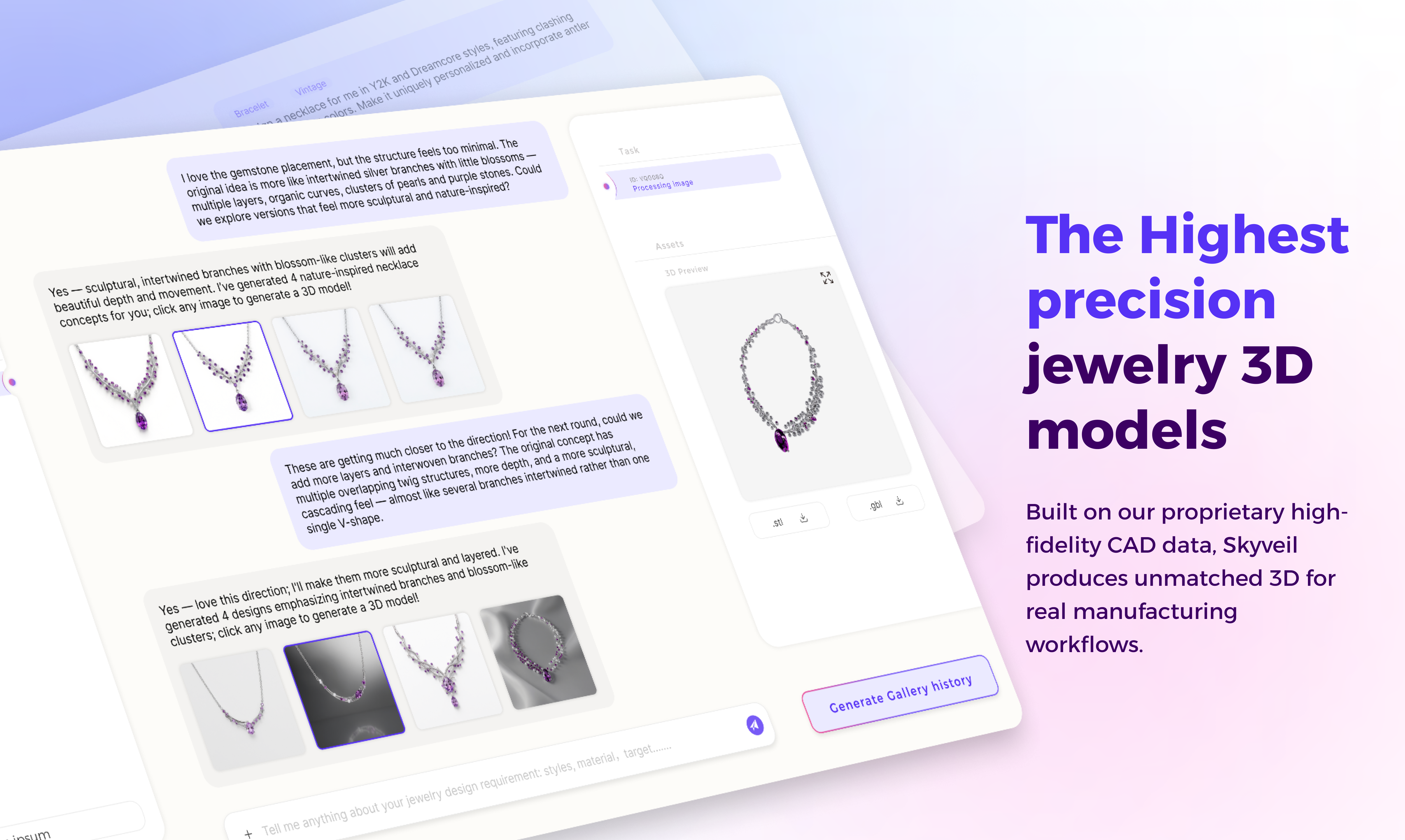 Skyveil AI - Screenshot 5 showing product features and functionality